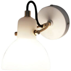 Simple Bedroom Bedside Rotating Glass Wall Lamp