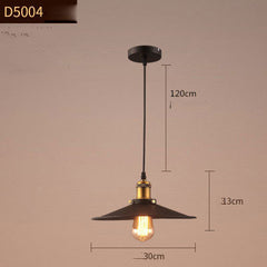 Vintage Iron Chandelier Shopping Mall Restaurant Black
