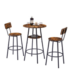 Round Bar Stools With Shelves