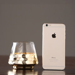 Honeycomb Glass Vase Transparent