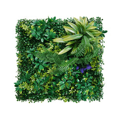 Artificial Grass Wall Panels, 8 PCS 20 X 20 Inch, 3D Combination Greenery Boxwood  Panel For Indoor Outdoor Green Decor & Ivy Fence Covering, Privacy Backdrop Wall Hedge Screen For Garden