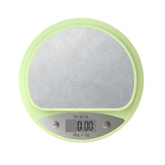 Kitchen Scale 5kg Weight Grams Digital Balance Precision Accurate Green Electronic LCD Food Baking Portable Scale