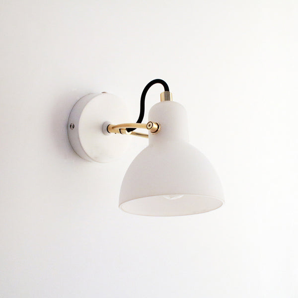 Simple Bedroom Bedside Rotating Glass Wall Lamp