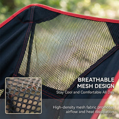 Lightweight Outdoor Folding Chair Camping Portable Seat High Back Fishing Chair