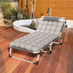 Folding Bed Camping Travel Heavy Duty Foldable Lightweight With Mattress
