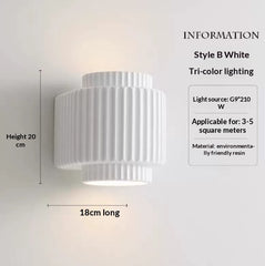 Living Room Hallway Background Wall Wabi-sabi Style Lighting Wall Lamp