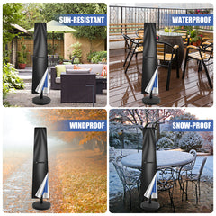 205cm Garden Parasol Cover Patio Umbrella Heavy Duty Waterproof Furniture Protector--31.1x21x4.7