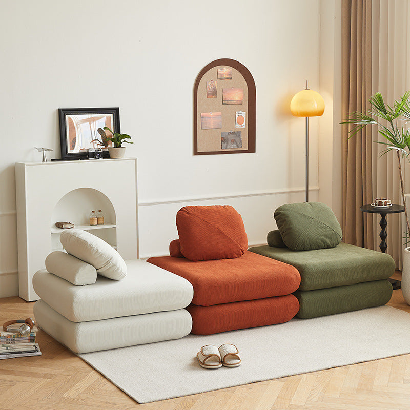 Solid-color, Minimalist, Casual Foldable Lazy Sofa