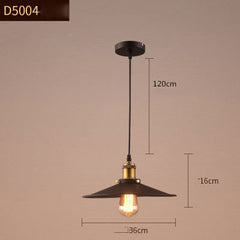 Vintage Iron Chandelier Shopping Mall Restaurant Black