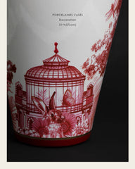 Retro Porcelain Vase Ornament