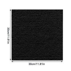 10X Self-Adhesive Carpet Tiles Commercial Retail Office Home Flooring Floor Mats----Dark Grey