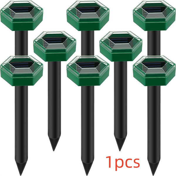 Solar Courtyard With Lights Outdoor Ultrasonic Mouse Expeller