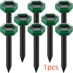 Solar Courtyard With Lights Outdoor Ultrasonic Mouse Expeller