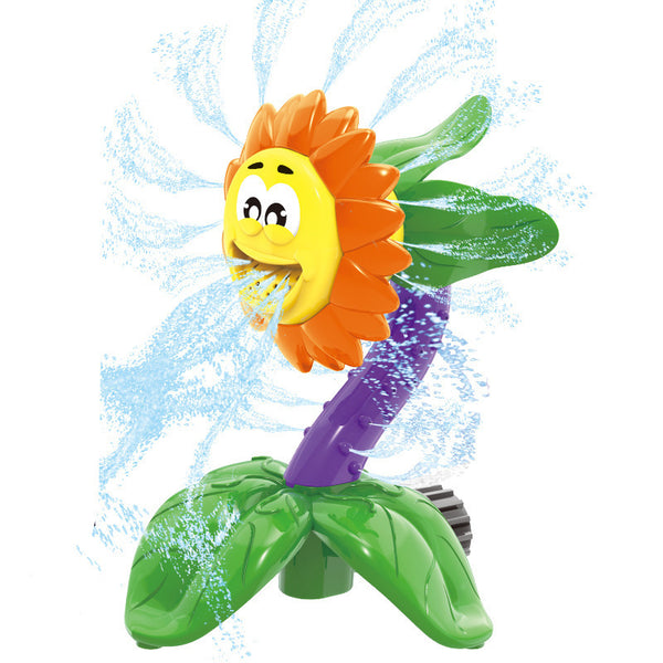 water-spray-sunflower