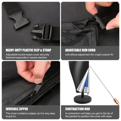 205cm Garden Parasol Cover Patio Umbrella Heavy Duty Waterproof Furniture Protector--31.1x21x4.7