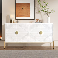 Modern Sideboards, Cabinets, Storage Cabinets, Chest Of Drawers, Suitable For Living Room Dining Room Entryway, 162 X 40 X 80 Cm W H D