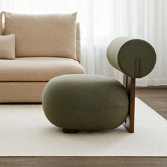 Nordic Modern Light-Luxury Solid Wood Sofa Chair