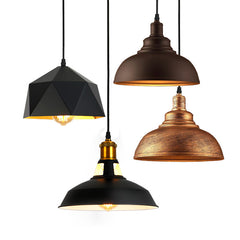 Vintage Iron Chandelier Shopping Mall Restaurant Black
