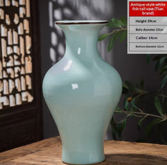 Antique-style Chinese Ceramic Vase, Home Decor Item