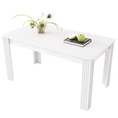 4 Seater Dining Room Table, MDF Wood Rectangle Modern Kitchen Dining,Room Furniture Unit, Small Kitchen Table,Coffee Table,Small Table For Home