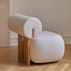Nordic Modern Light-Luxury Solid Wood Sofa Chair