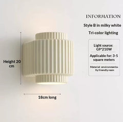 Living Room Hallway Background Wall Wabi-sabi Style Lighting Wall Lamp