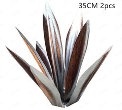 DIY Metal Art 9 Leaves Tequila Rustic Sculpture Rust Garden Yard Art Statues Craft Home Decor Signs Decoration