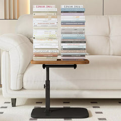 Adjustable C-Shaped Sofa Side End Table Coffee Laptop Table Living Room Bedroom