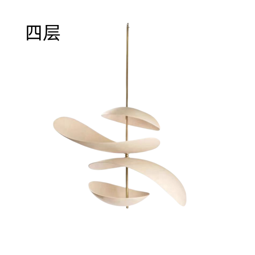 Sleek Modern Petal Chandelierdesigner Lighting For Restaurant Dining Tables And Bar Counters