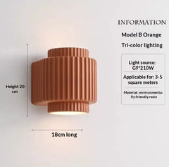 Living Room Hallway Background Wall Wabi-sabi Style Lighting Wall Lamp