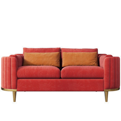 two-seat-coral-red