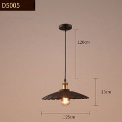 Vintage Iron Chandelier Shopping Mall Restaurant Black