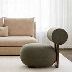 Nordic Modern Light-Luxury Solid Wood Sofa Chair