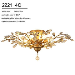 Crystal Branch Living Room Decorative Chandelier