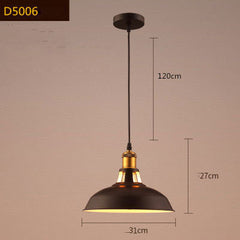 Vintage Iron Chandelier Shopping Mall Restaurant Black