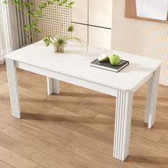 4 Seater Dining Room Table, MDF Wood Rectangle Modern Kitchen Dining,Room Furniture Unit, Small Kitchen Table,Coffee Table,Small Table For Home
