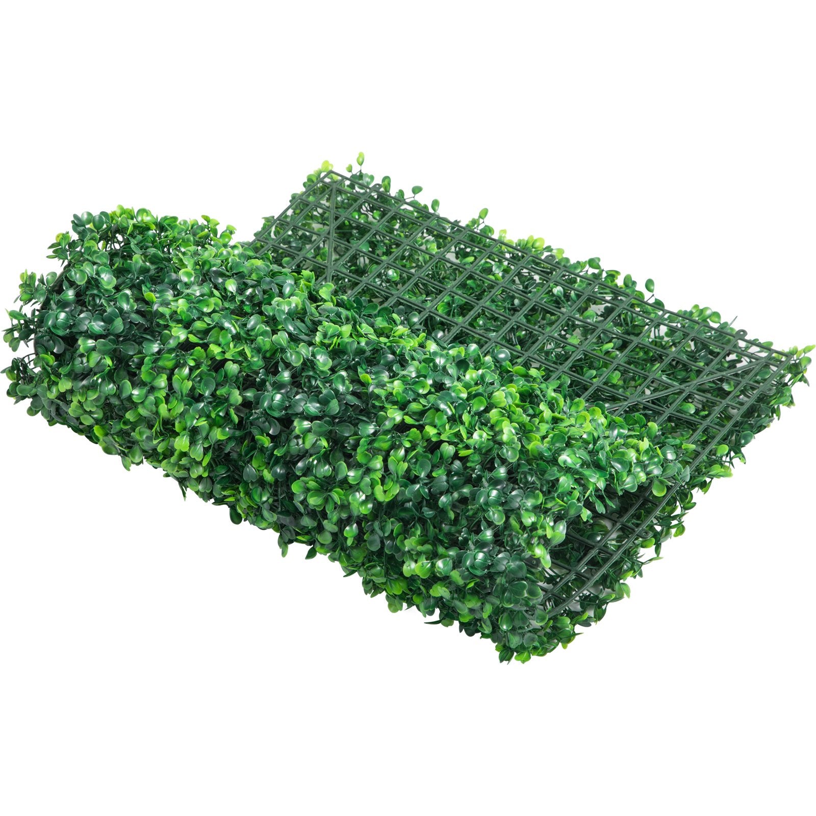 12pcs Artificial Boxwood Panel UV Boxwood Hedge Wall Panels Artificial Grass Backdrop Wall 24X16" 4cm Green Grass Wall Fake Hedge For Decor Privacy Fence Indoor Outdoor Garden Backyard