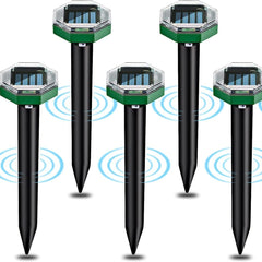 Solar Courtyard With Lights Outdoor Ultrasonic Mouse Expeller