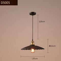 Vintage Iron Chandelier Shopping Mall Restaurant Black