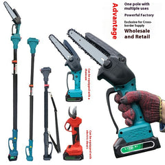 Brushless Lithium Battery Electric Chain Saw Garden Logging Electric Pruning Saw