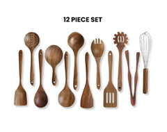 High Temperature Vegetable Spatula Acacia Wood Cooking Set Wooden Spatula