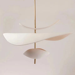 Sleek Modern Petal Chandelierdesigner Lighting For Restaurant Dining Tables And Bar Counters