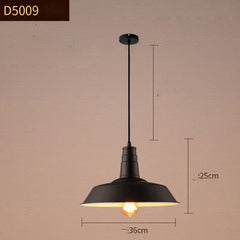 Vintage Iron Chandelier Shopping Mall Restaurant Black