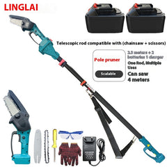 Brushless Lithium Battery Electric Chain Saw Garden Logging Electric Pruning Saw