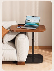 C-Shaped Flip Sofa Side End Table Coffee Laptop Table Living Room Bedroom