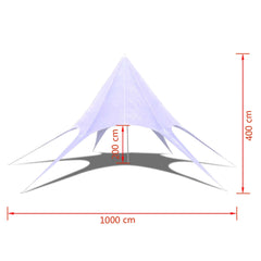 Garden Pavilion Hexagon Star 10 m