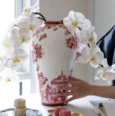 Retro Porcelain Vase Ornament