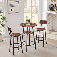 Round Bar Stools With Shelves