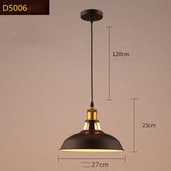 Vintage Iron Chandelier Shopping Mall Restaurant Black
