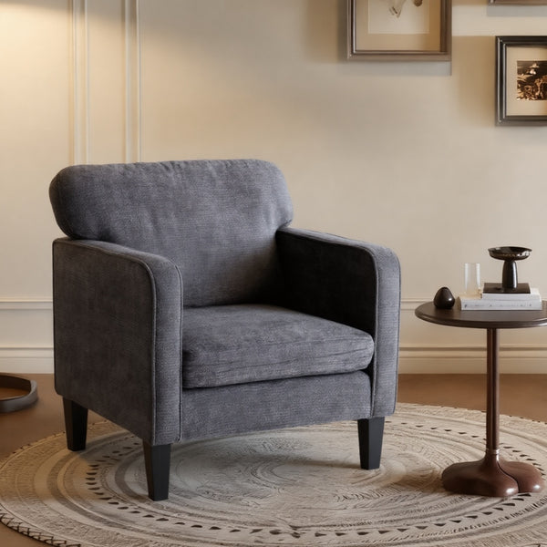 Reading Chair With Armrest And Backrest, Comfy Lounge Chairs For Bedroom, Waiting Room And Reception Room